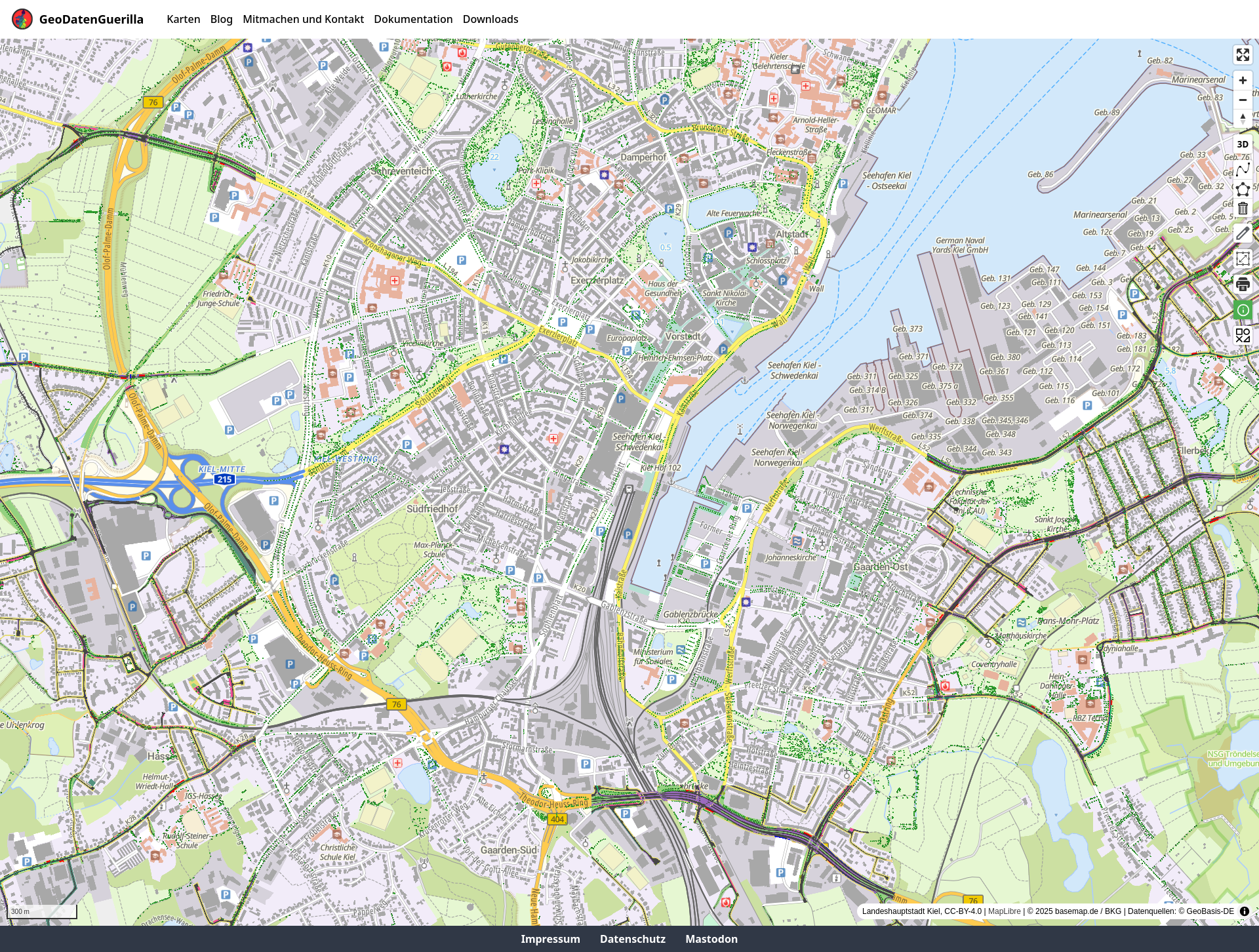 Überblick der Kartenanwendungen